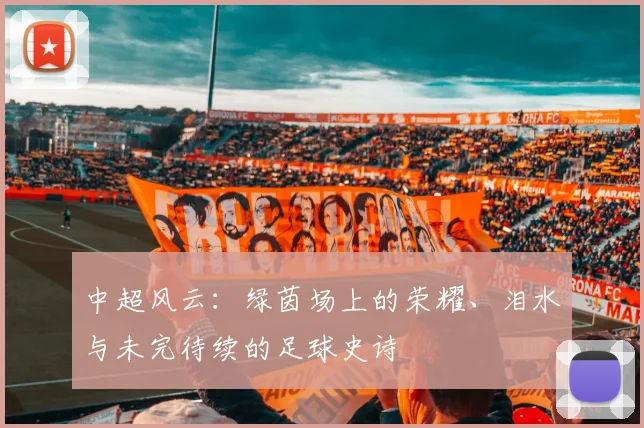 中超风云：绿茵场上的荣耀、泪水与未完待续的足球史诗